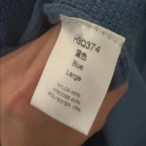 Blue Hooded Cardigan with Pockets - Picture 4 of 4